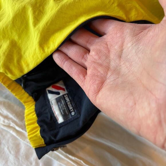 Superdry Quarter Zip Nylon Pullover Jacket - Picture 9 of 9